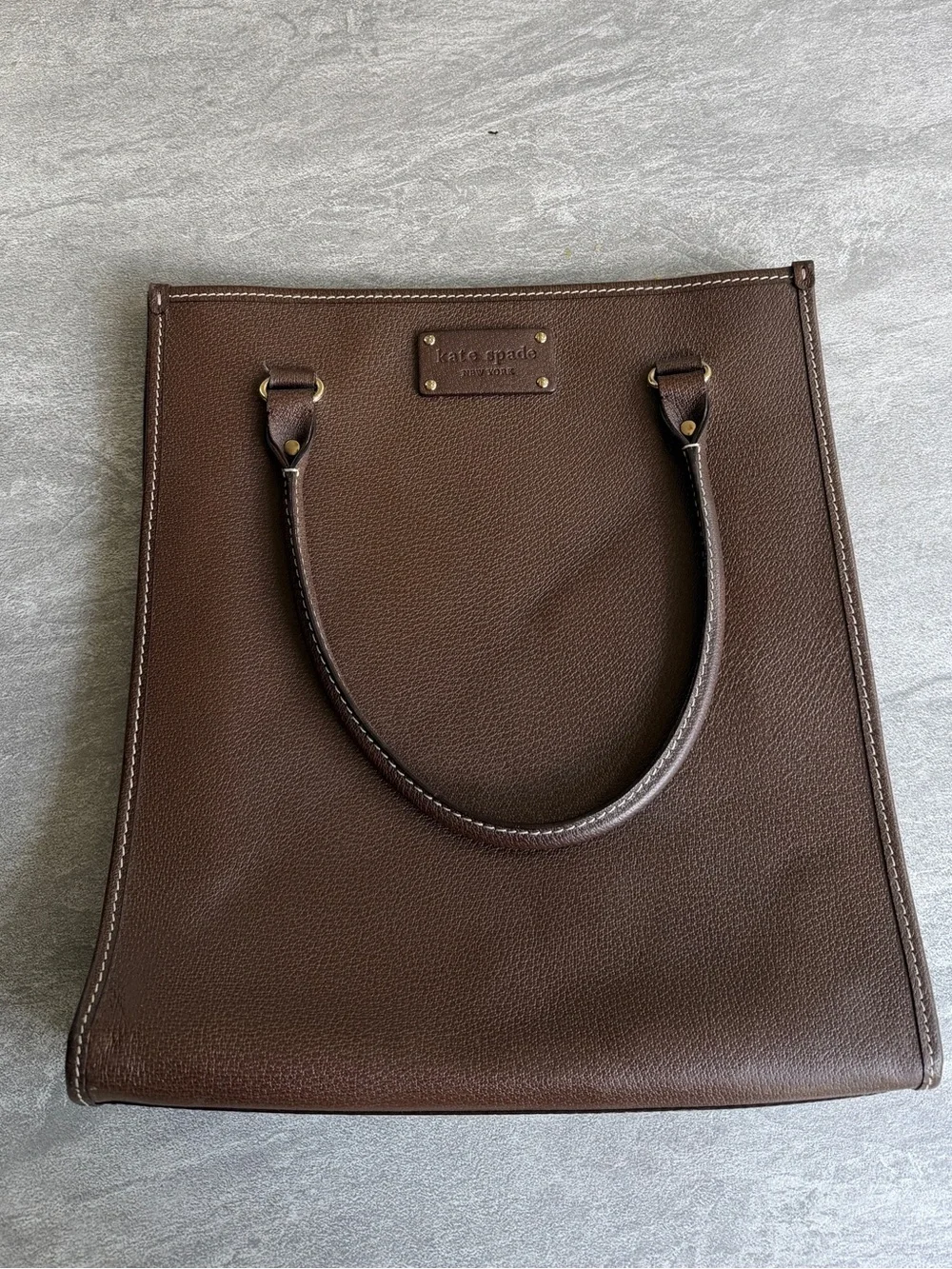 Kate Spade Brown Leather Tote